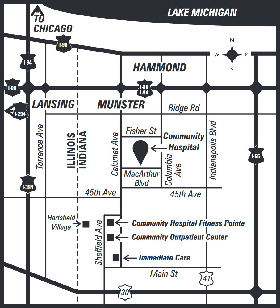 community hospital map